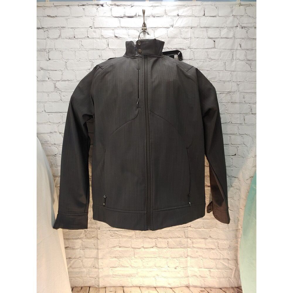North End Sport Mens Size XL Dark Charcoal Grey Windbreaker